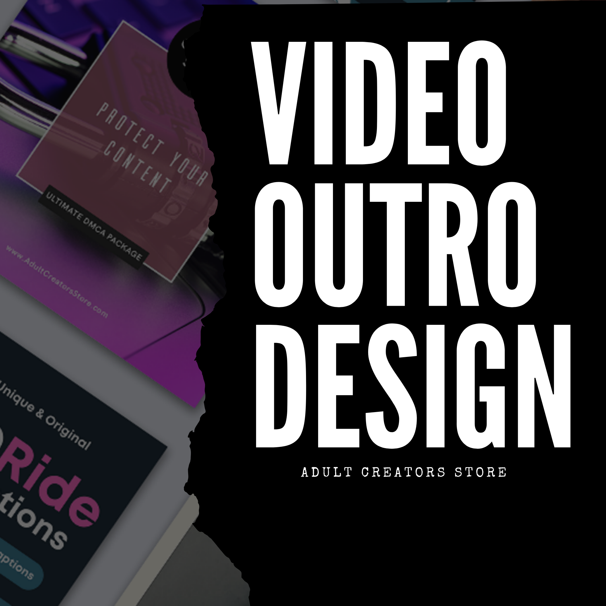 Video Outro Design Template Great for Adult Creators